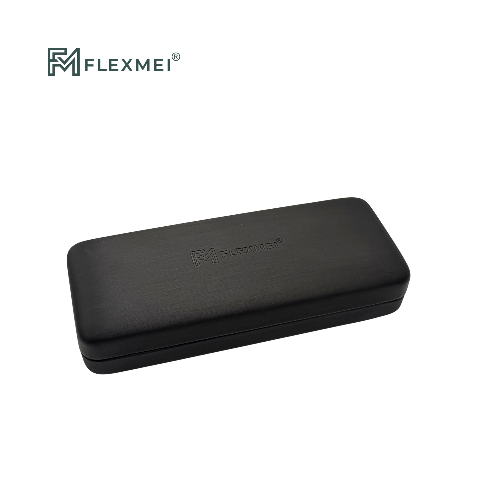 Rounded Rectangular Metal Eyewear Case