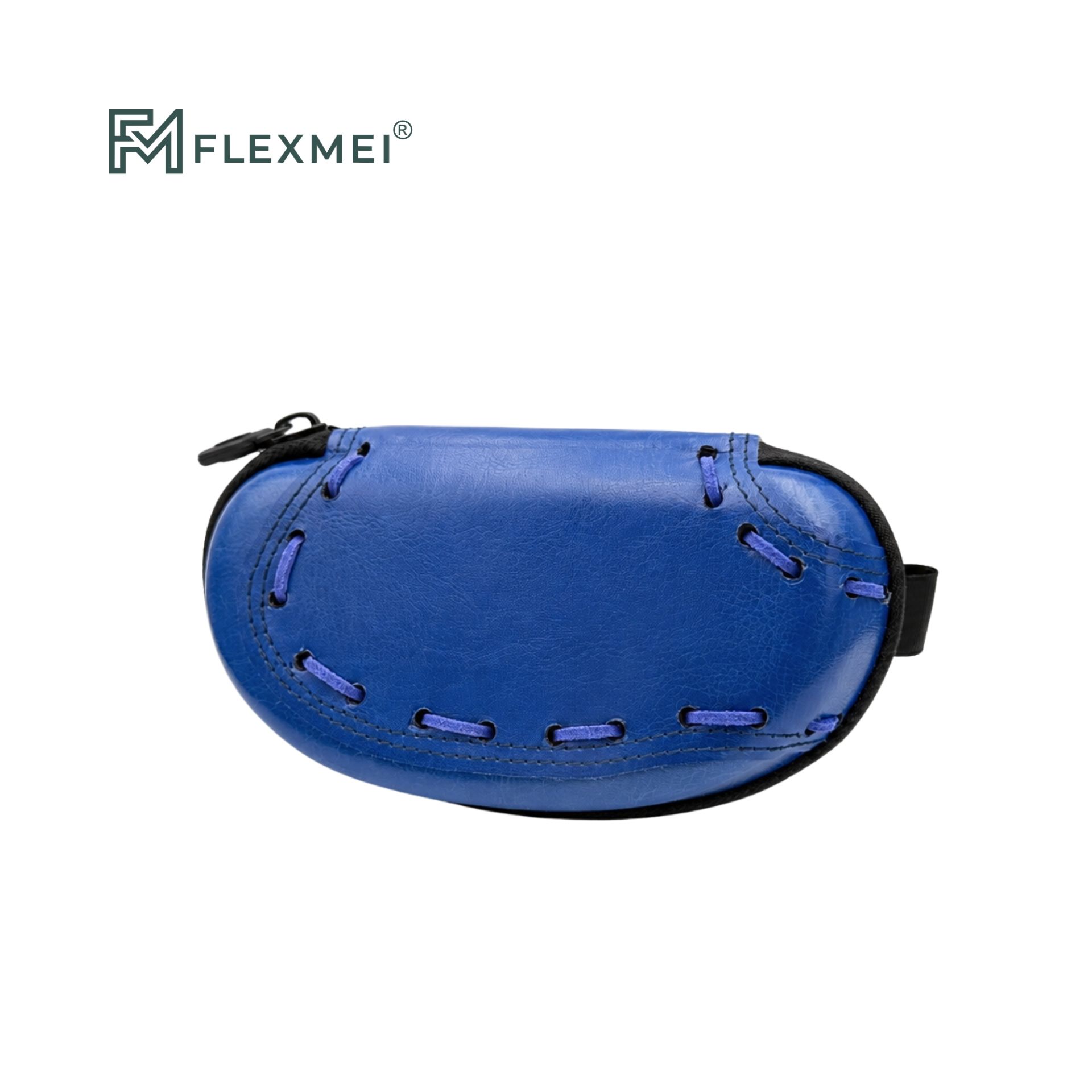 Leather Eyewear Case with Hand-Laced Detail