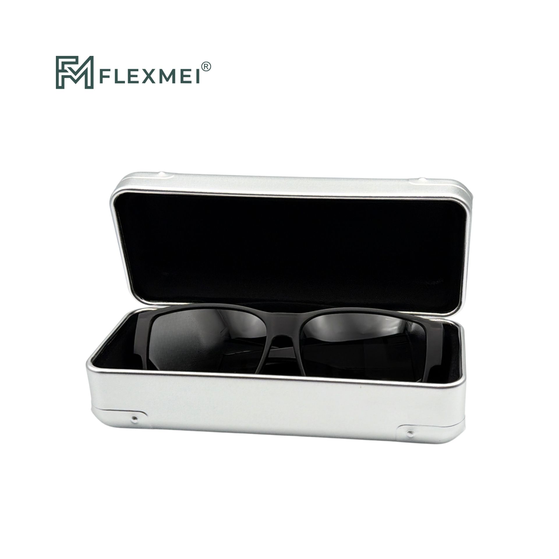 Ribbed Aluminum Eyewear Case