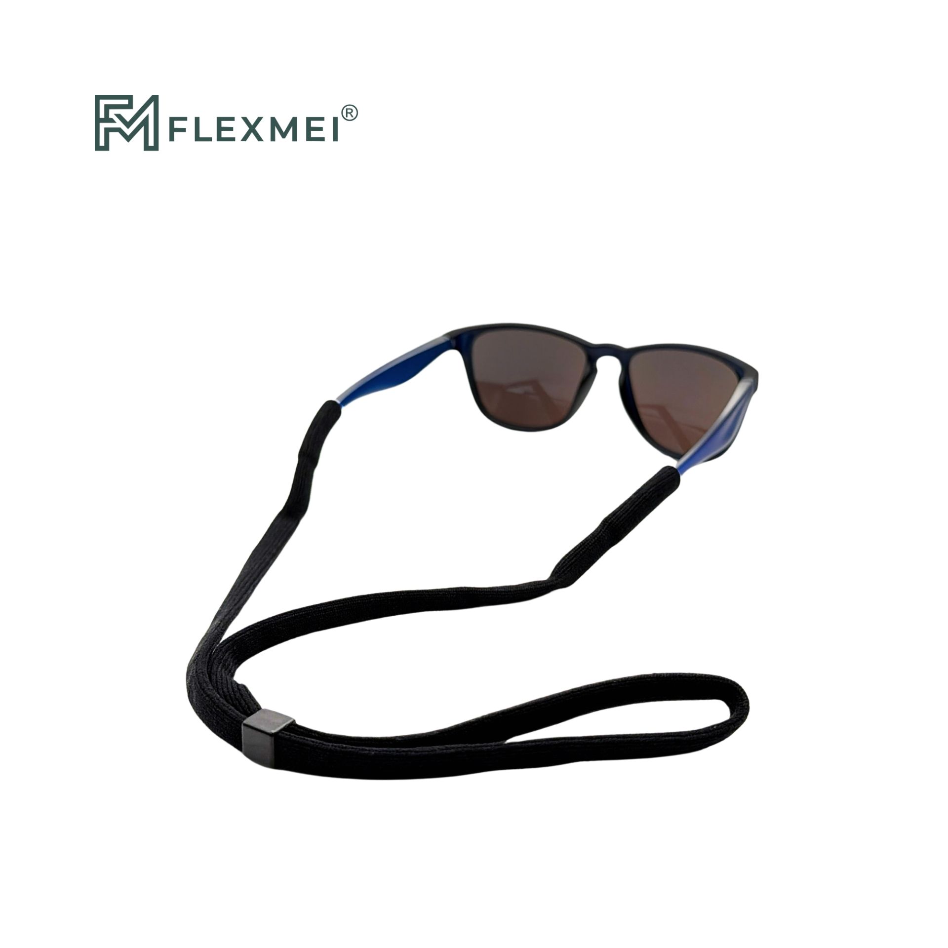 Elastic Eyewear Strap with Square Cord Lock