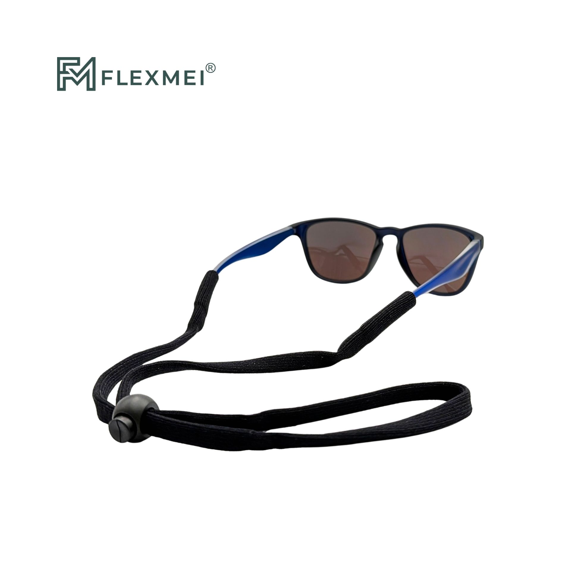 Elastic Eyewear Strap with Spring Ball Cord Lock