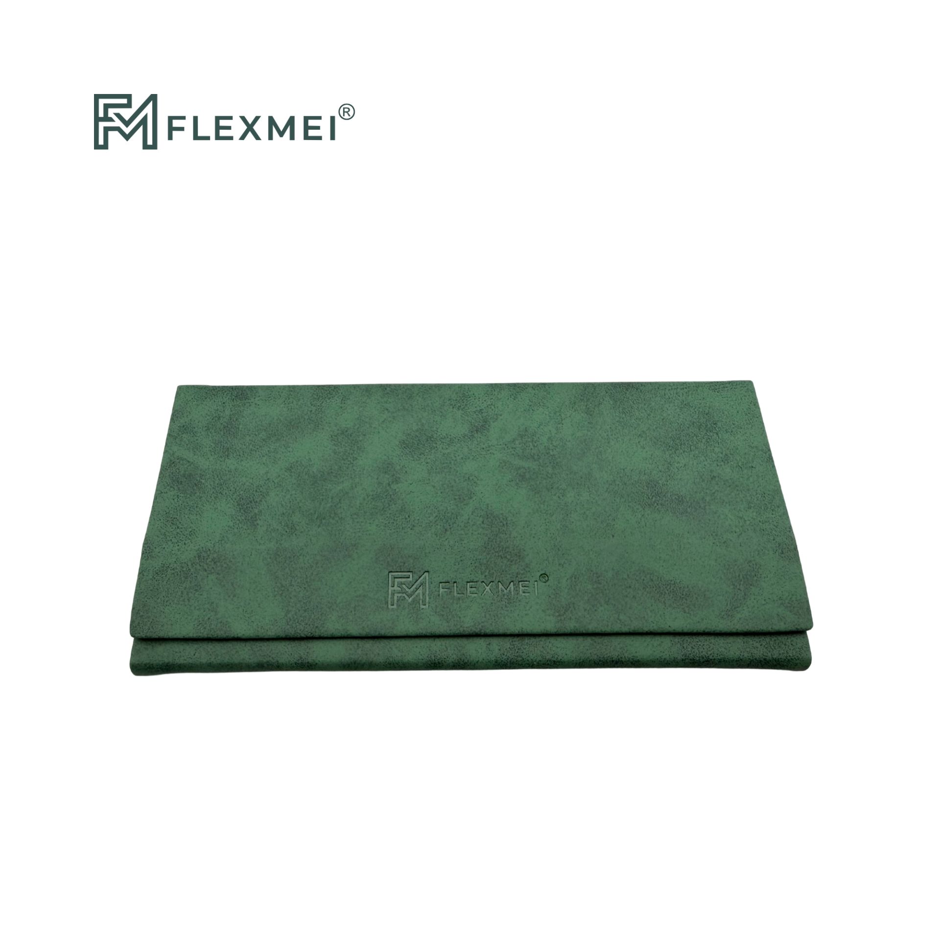 Recycled PU Folding Eyewear Case-Green