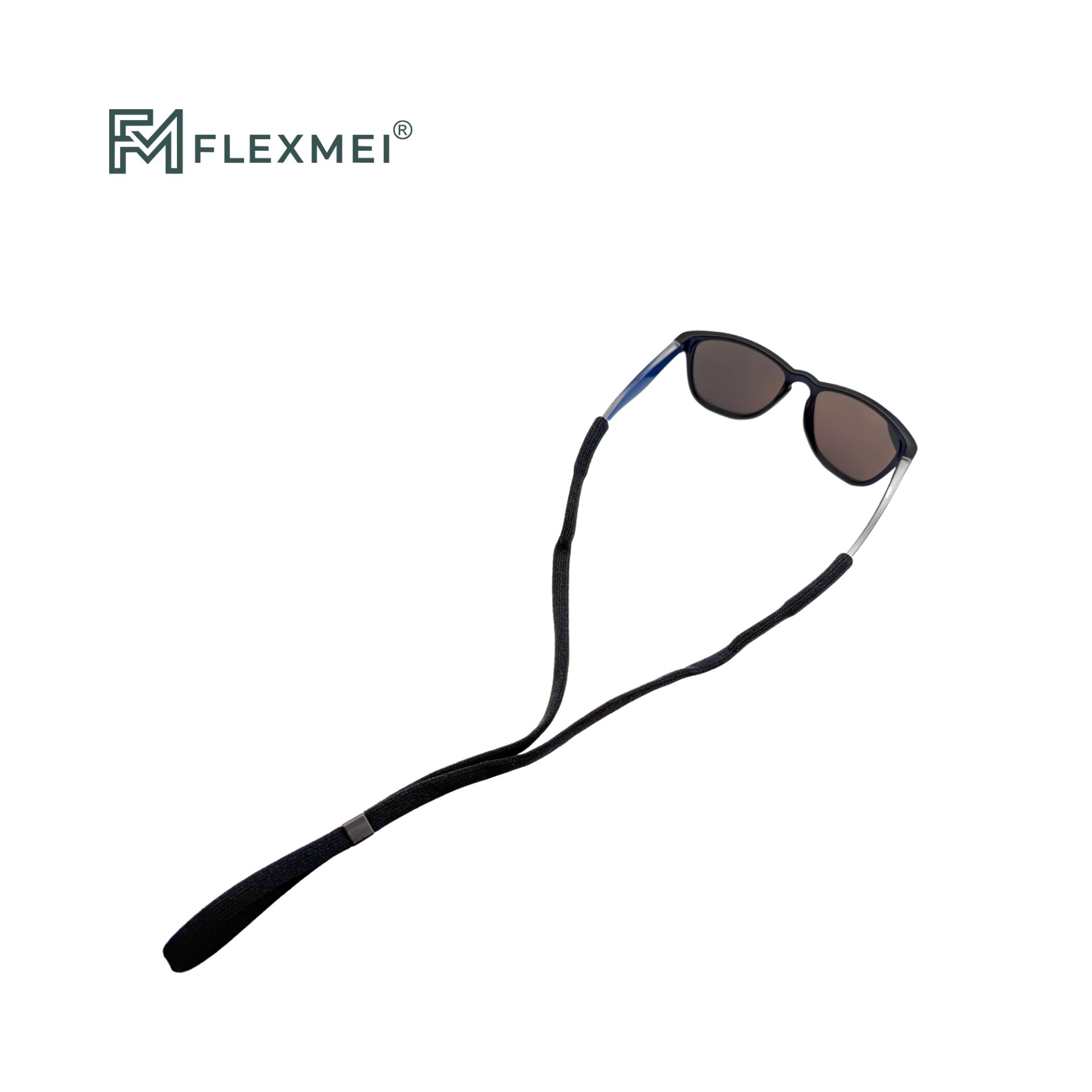 Elastic Eyewear Strap with Square Cord Lock