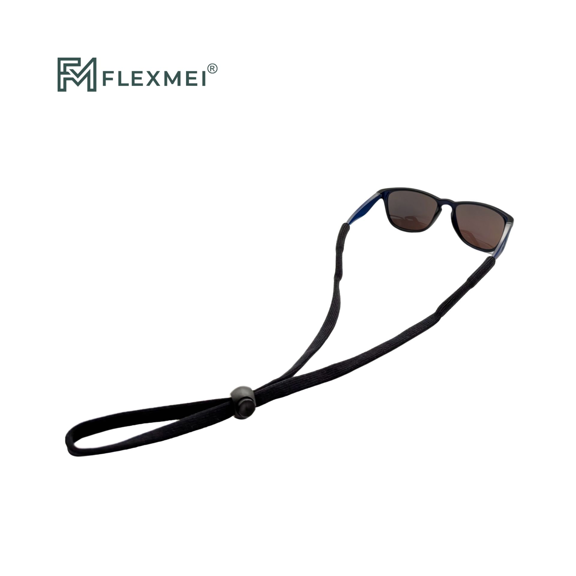 Elastic Eyewear Strap with Spring Ball Cord Lock