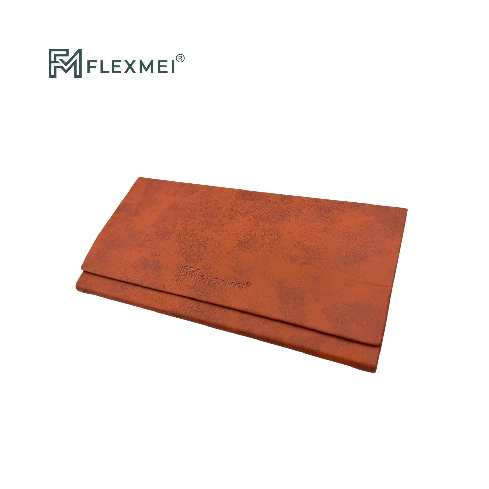 Recycled PU Folding Eyewear Case-Brown