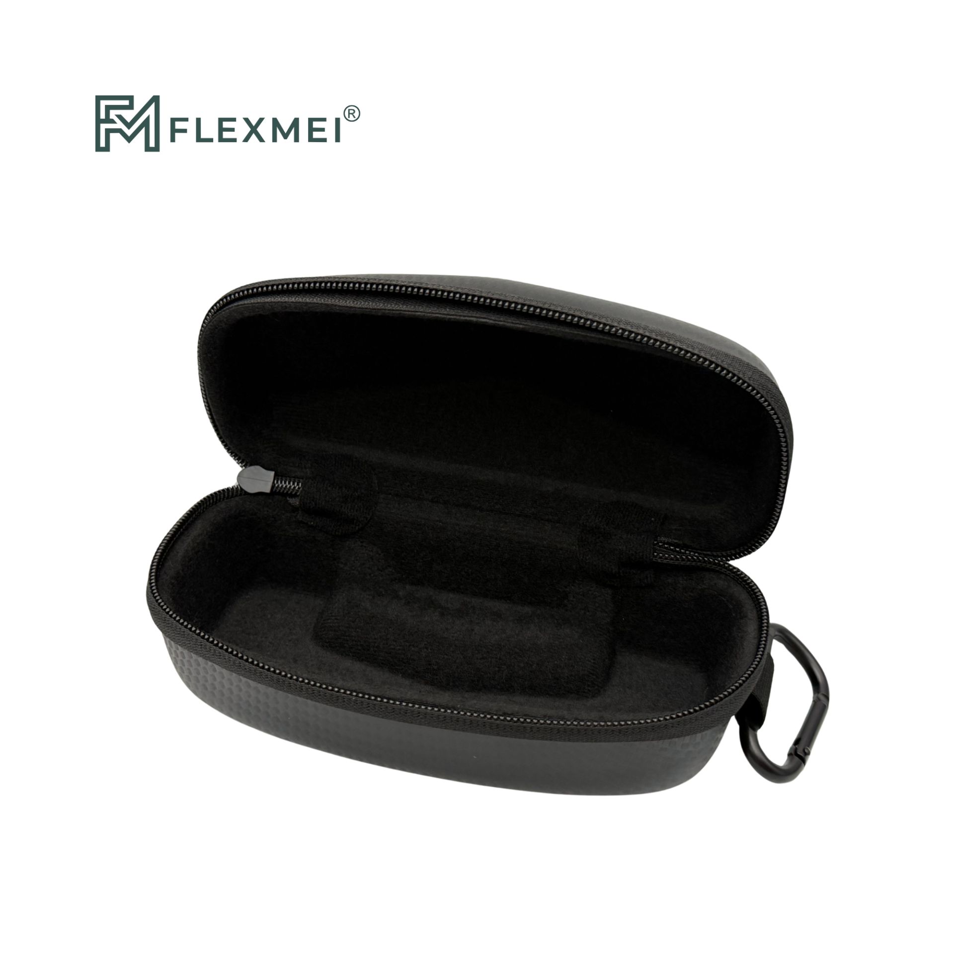Carbon-Like PU Leather Cycling Glasses Case