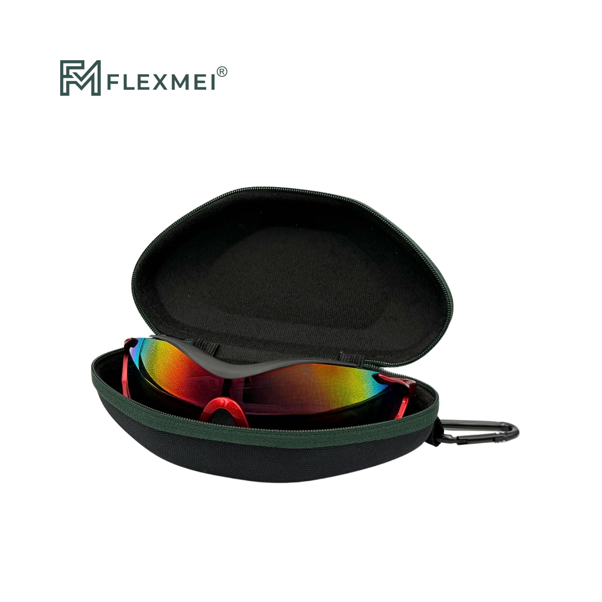 Tapered Eyewear Case with Carabiner