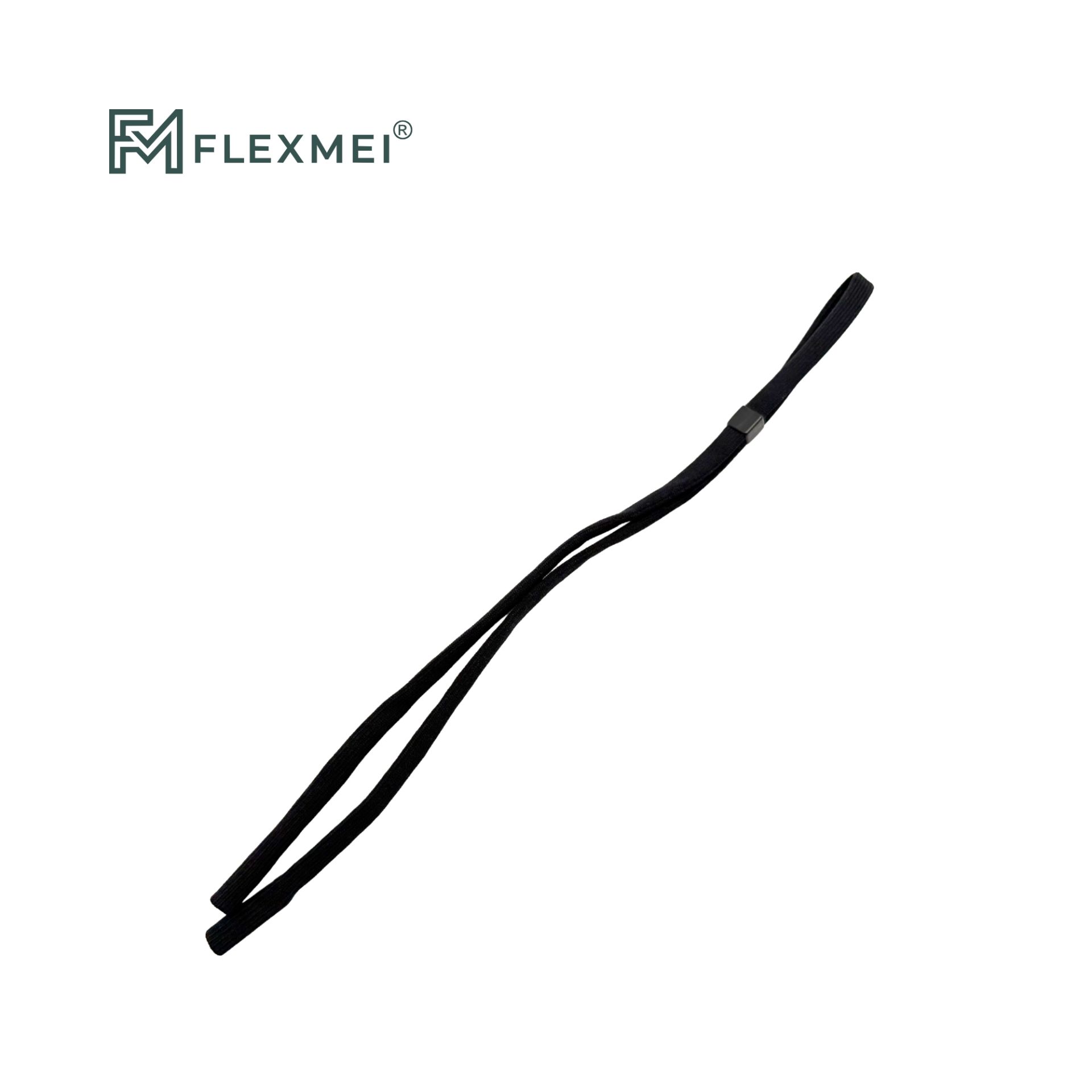 Elastic Eyewear Strap with Square Cord Lock