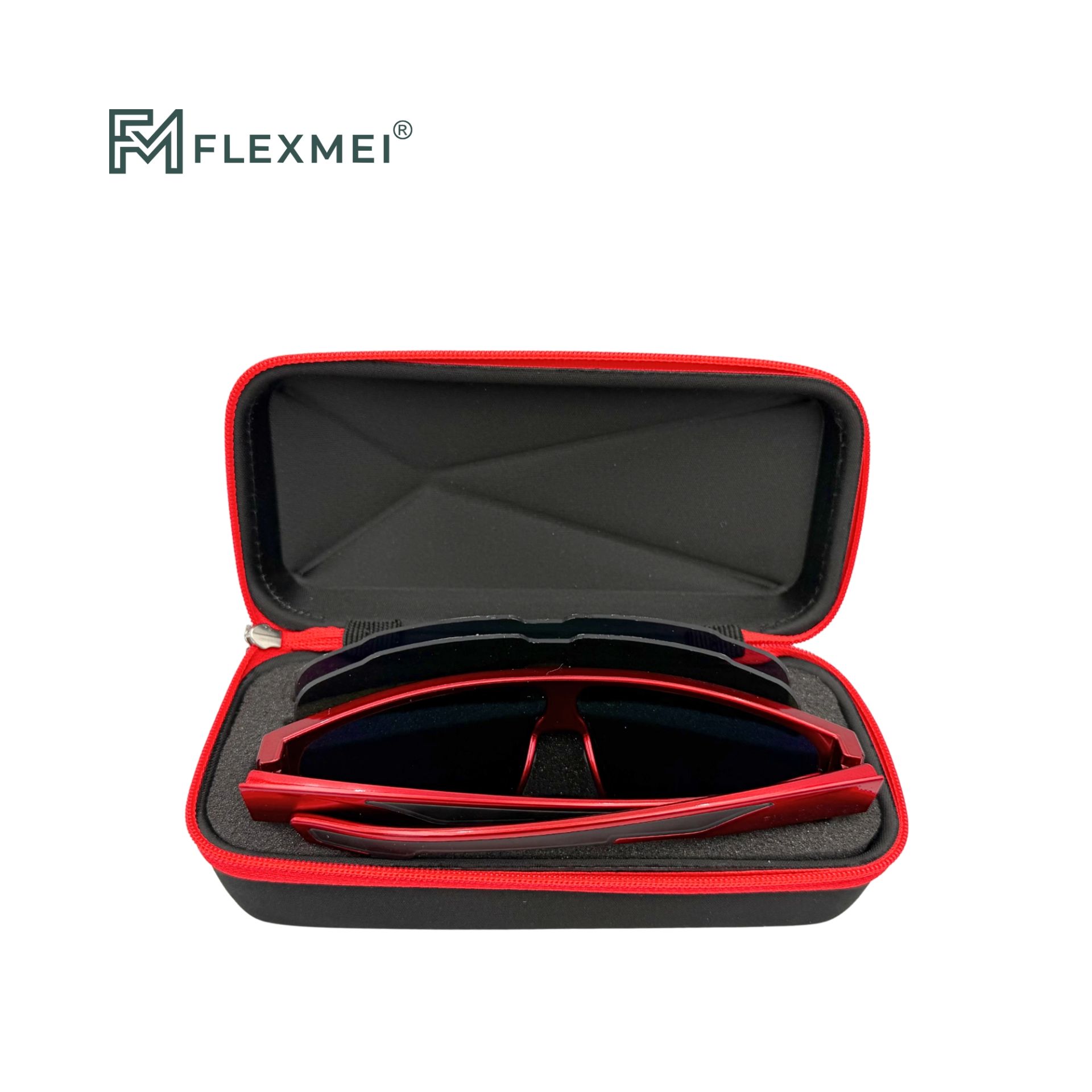 Raised Rectangular EVA Eyewear Case with Soft Foam Inlay