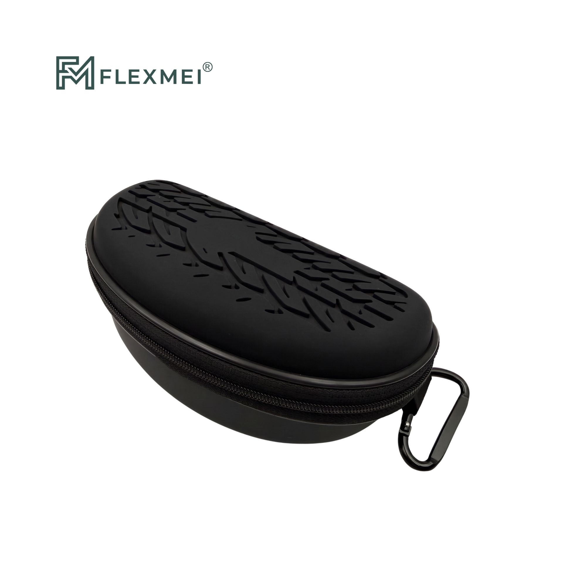 Hybrid Silicone Eyewear Case with Carabiner