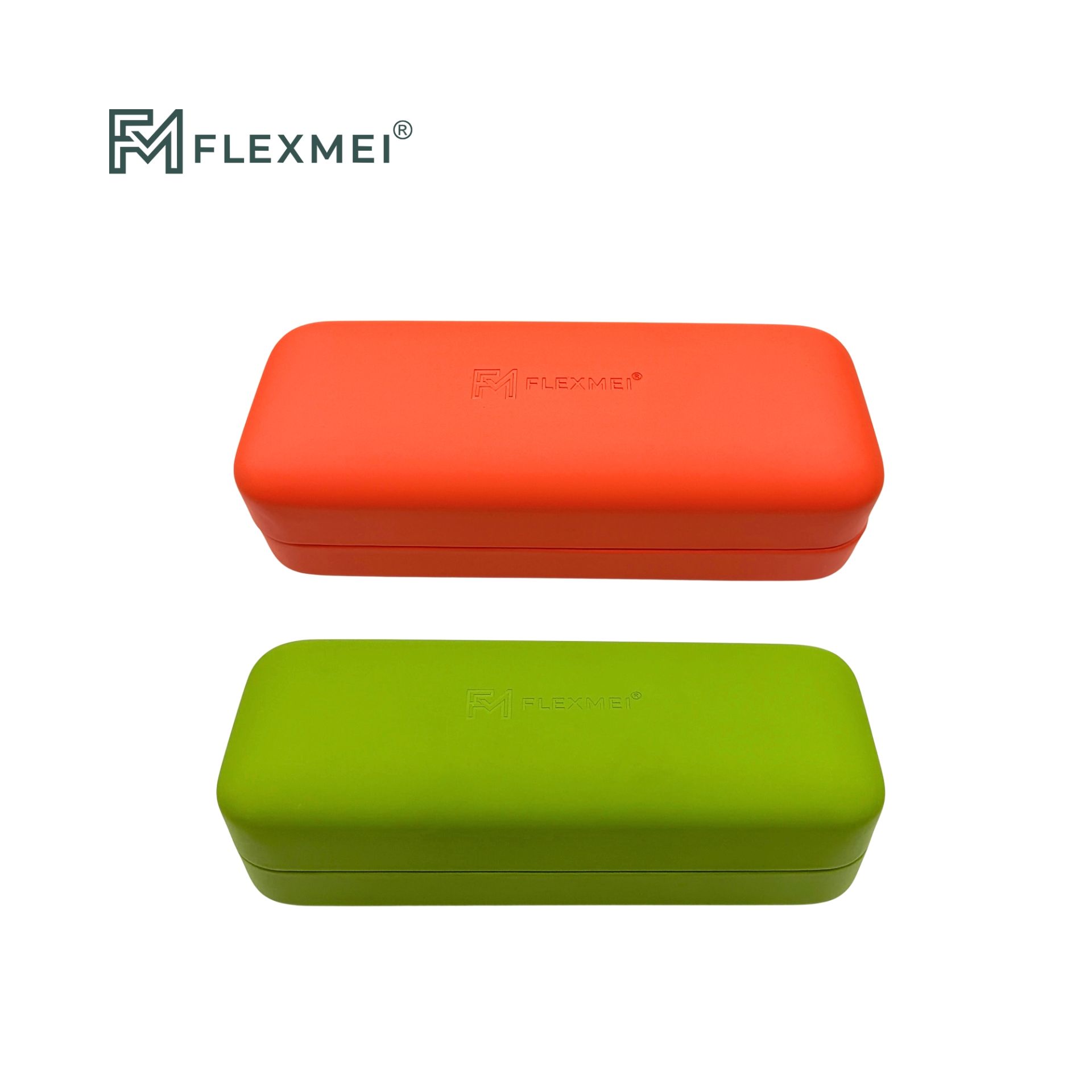 Rounded Oval PU Leather Eyewear Cases