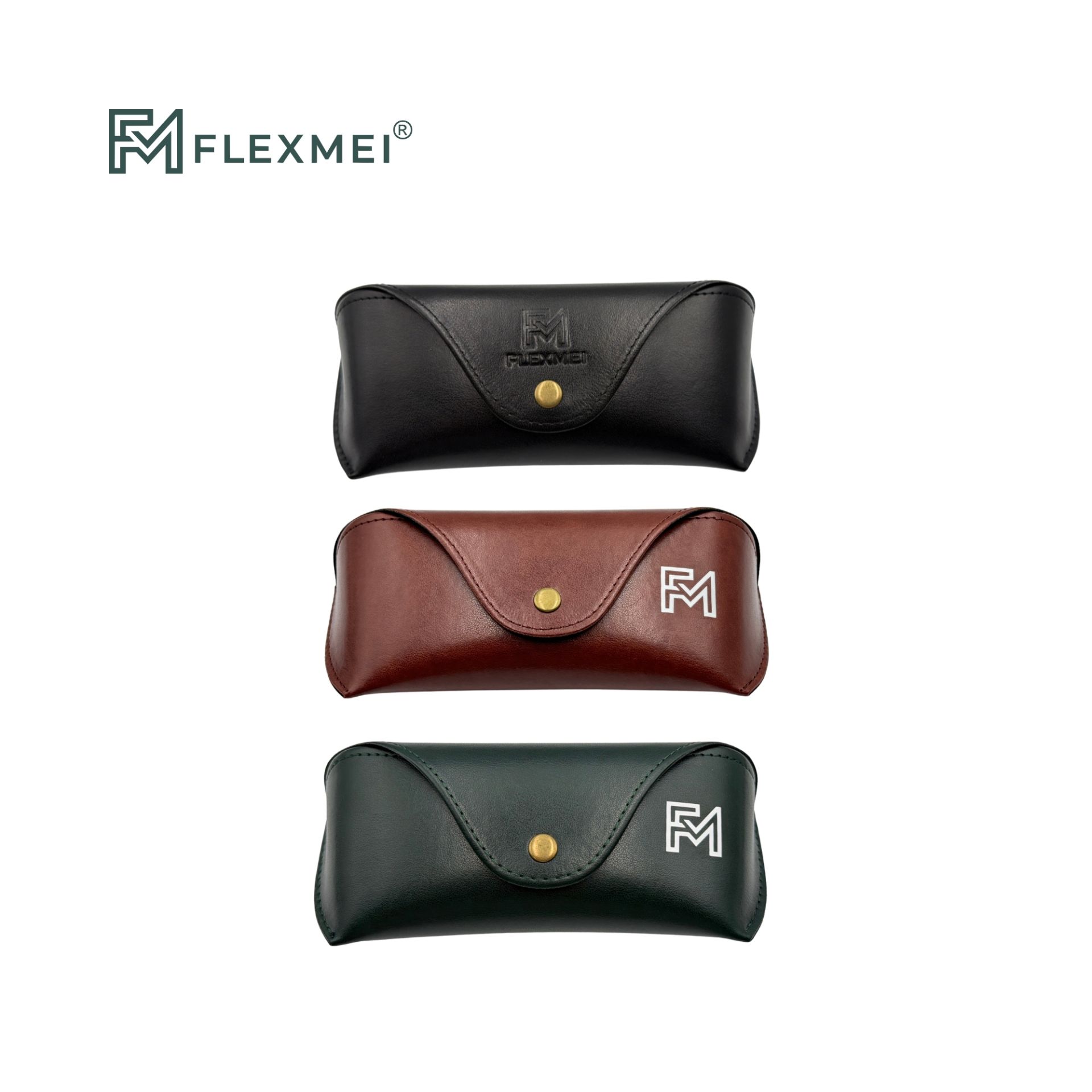 Vegan Leather Flap Eyewear Cases
