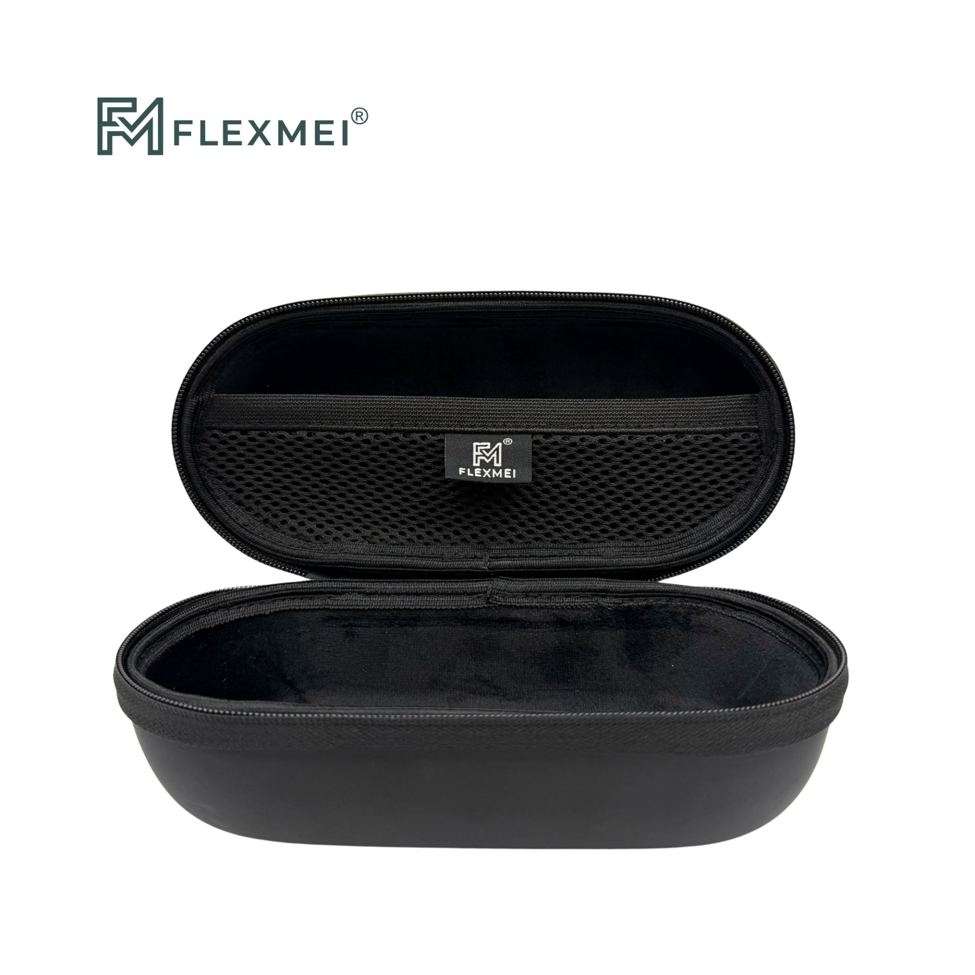 Round AI Smart Glasses EVA Protective Case-Soft Interior Lining