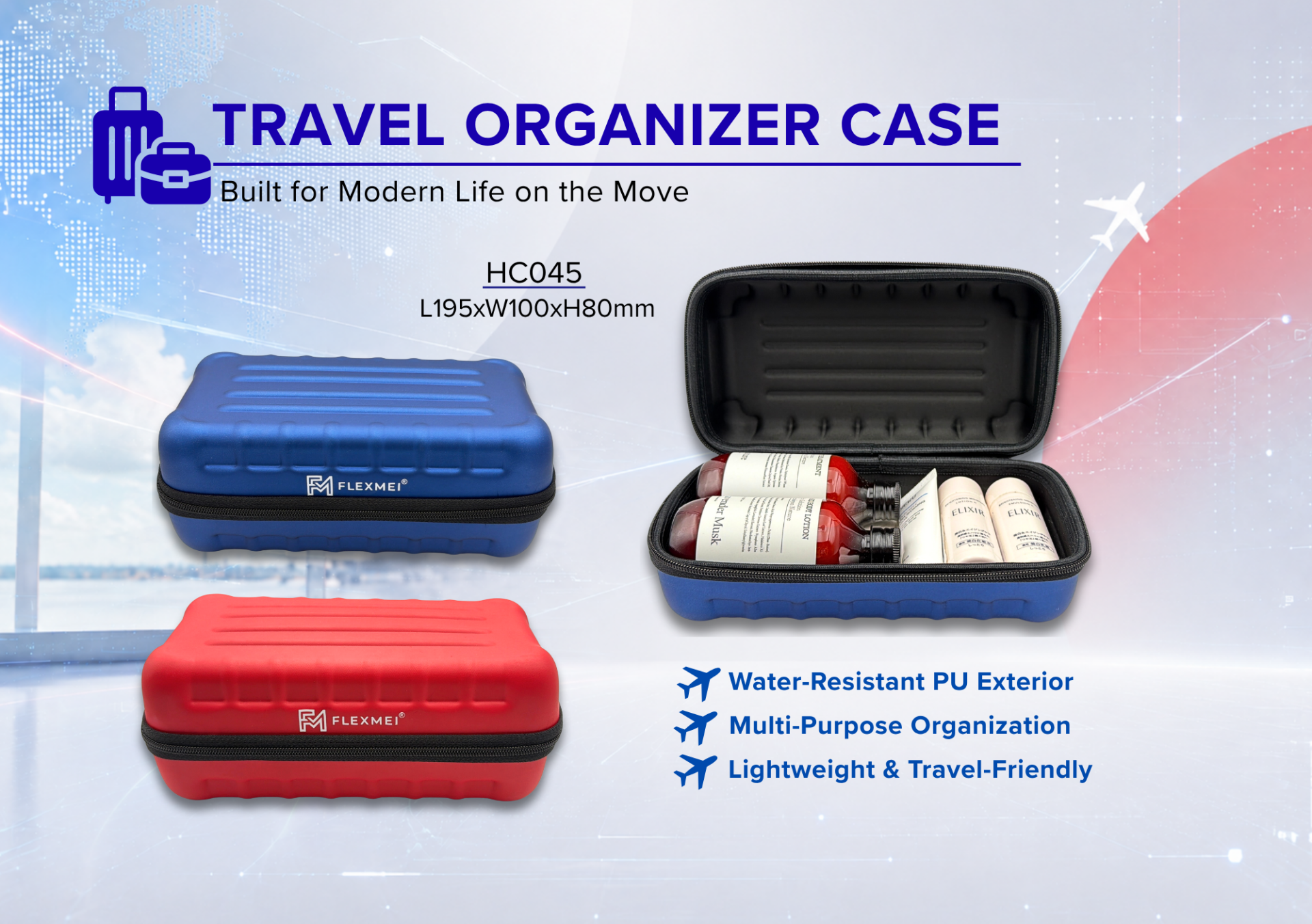 Vibrant Multi-Purpose Travel Case Vibrant Multi-Purpose Travel Case