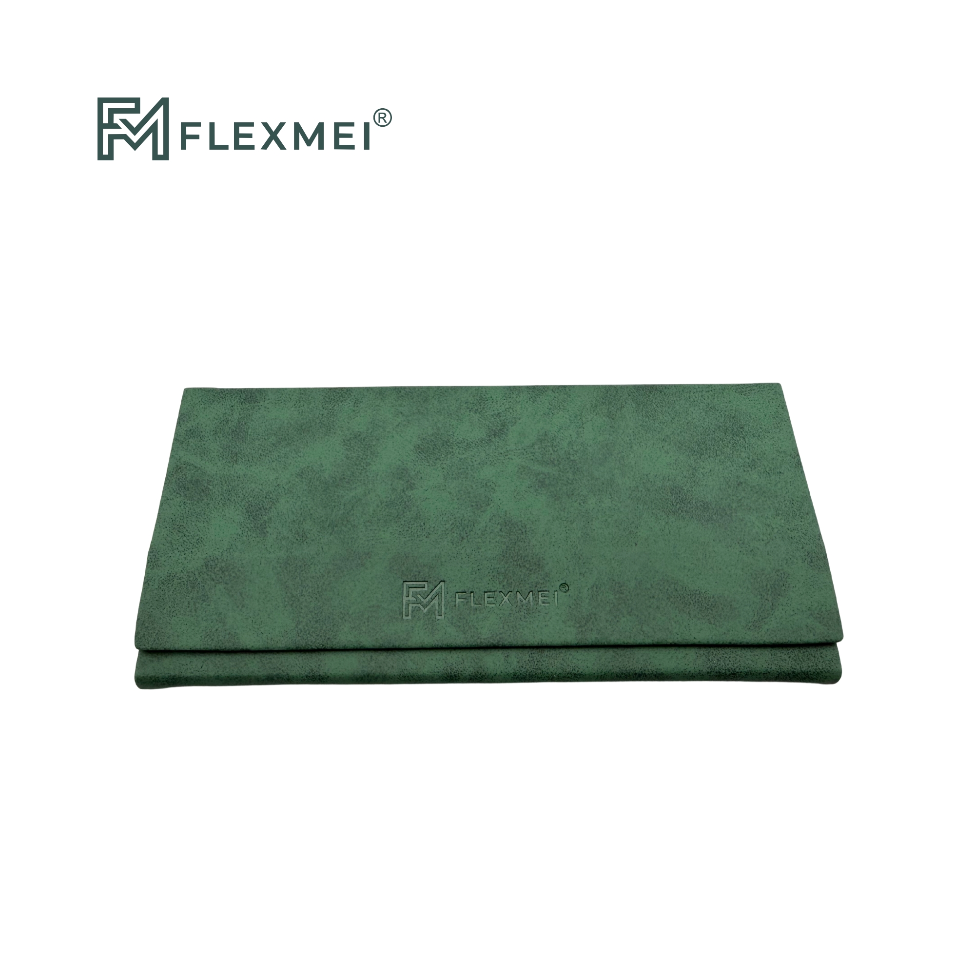 Recycled PU Folding Eyewear Case-Green