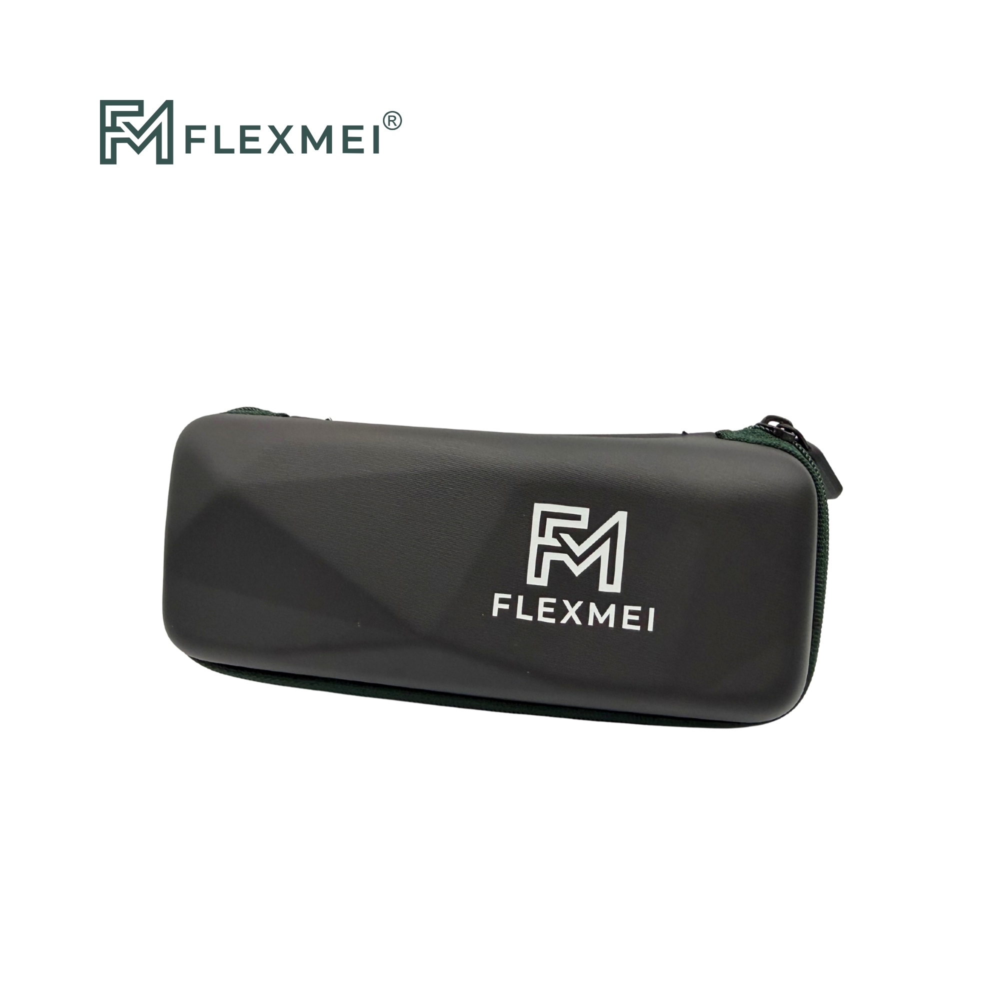 Rectangular Glasses Case with Geometric Surface Design