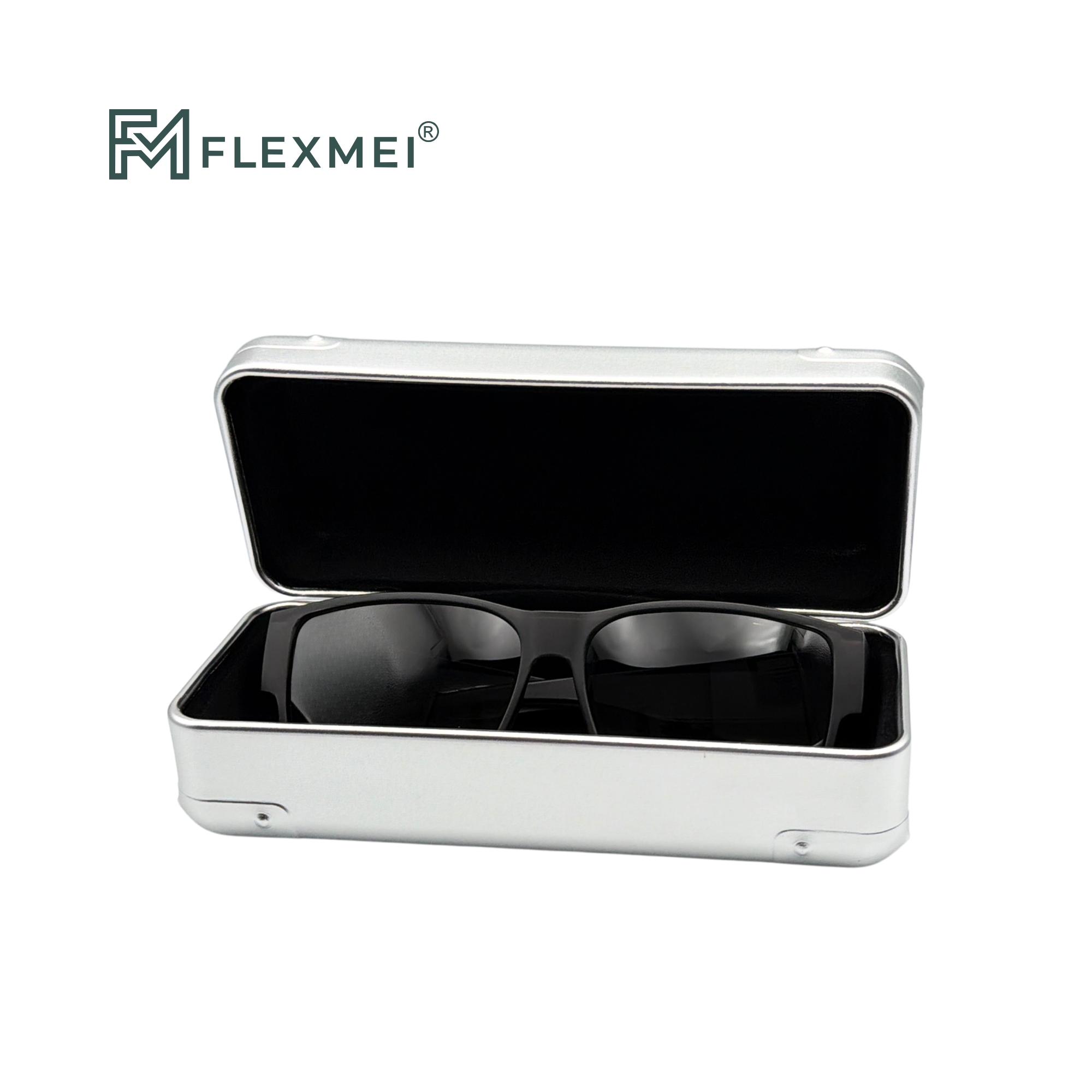 Ribbed Aluminum Eyewear Case