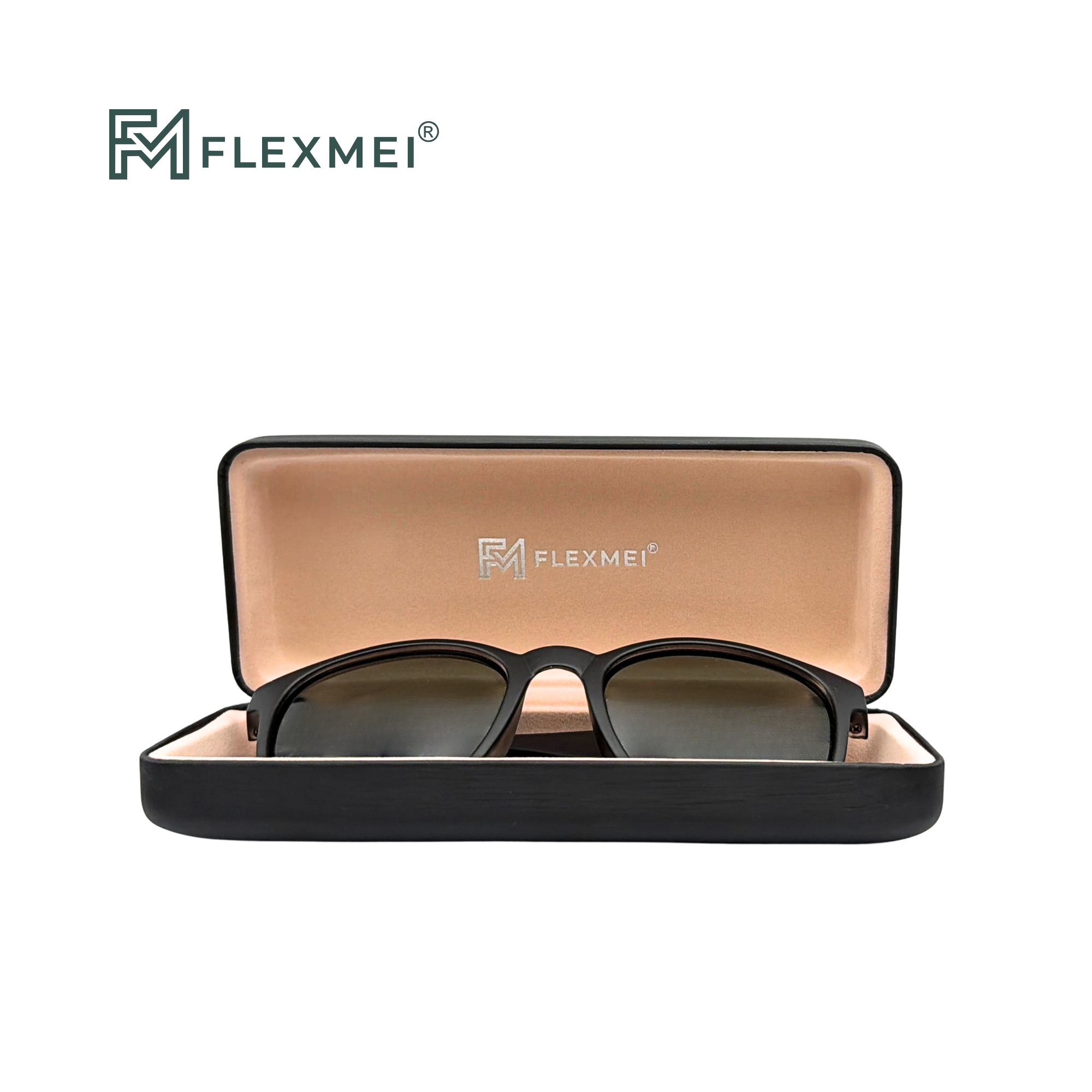 Rounded Rectangular Metal Eyewear Case