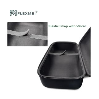 Hard-Shell Teaware Storage Case with Velcro Straps