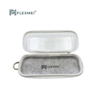 Compact Transparent PVC & Felt Carry Case