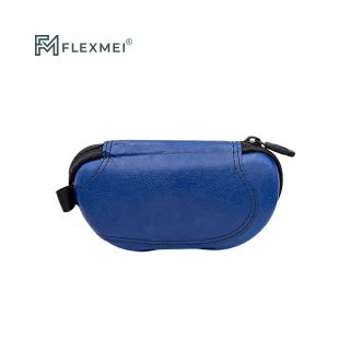 Leather Eyewear Case with Hand-Laced Detail