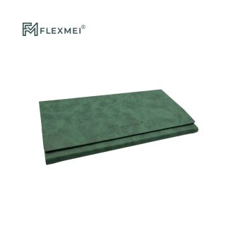 Recycled PU Folding Eyewear Case-Green