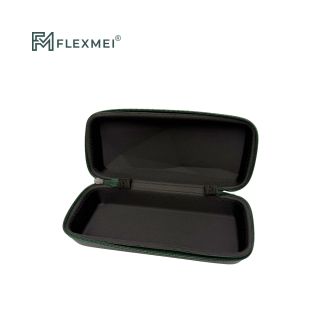 Rectangular Eyewear Case with Geometric Surface Design