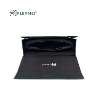 Recycled PU Folding Eyewear Case-Green