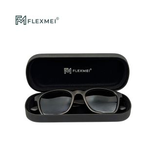Pebble-Shaped Metal Eyewear Case