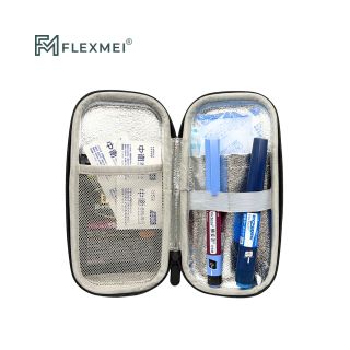 Medication Cooler Travel Case with Aluminum Foil Lining