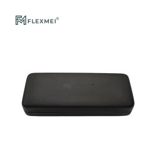 Rounded Rectangular Metal Eyewear Case
